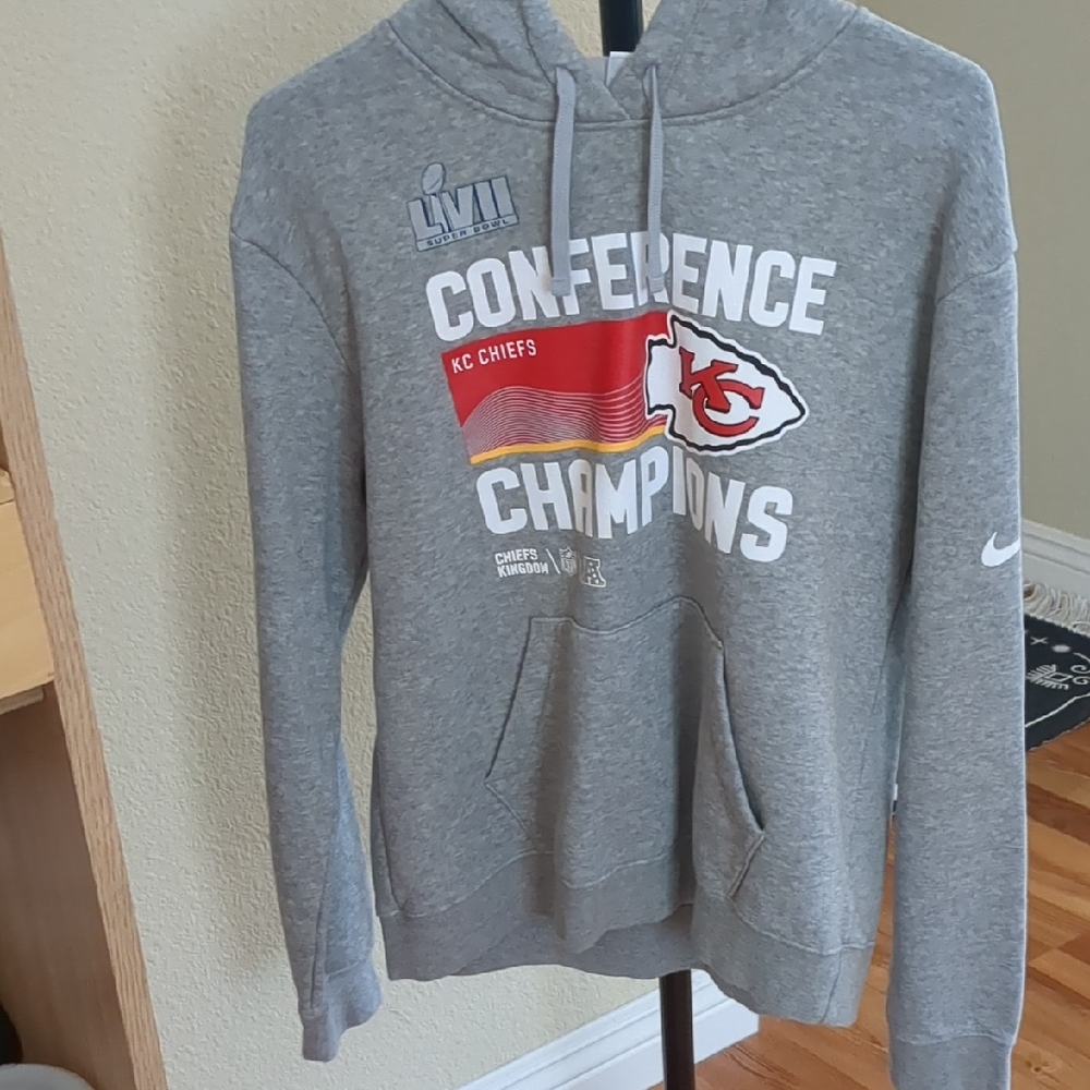 Nike Gray Kansas City Chiefs Champions Hoodie